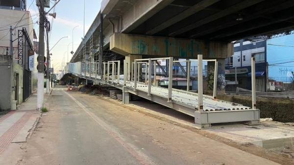 Ciclovia da Terceira Ponte já tem ponto de subida e descida em Vila Velha