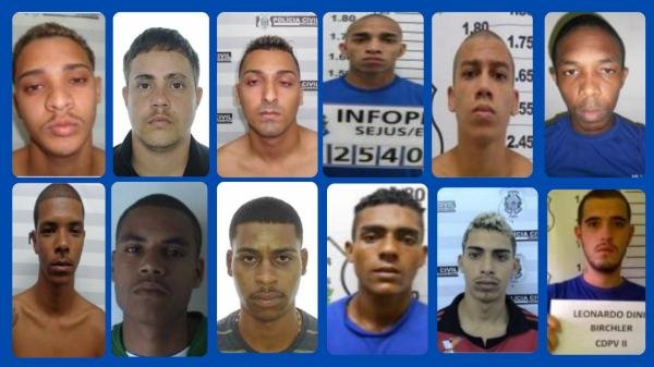 Polícia divulga lista dos bandidos mais procurados do Bairro da Penha