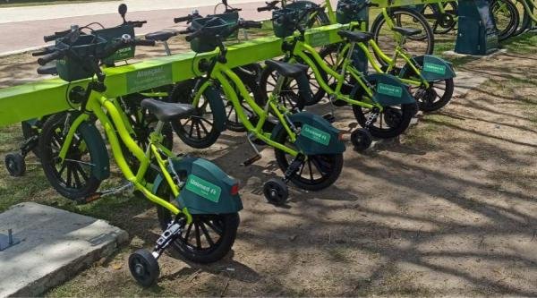 ​Bicicletas infantis completam frota da mobilidade urbana em Vila Velha