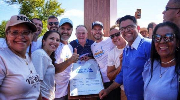 ​Prefeito e governador inauguram a nova Ponte da Madalena