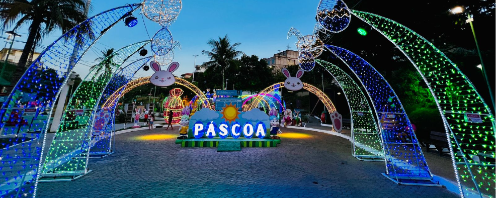 Vila da Páscoa no Parque da Biquinha está aberta para visitação a partir desta quarta (02)