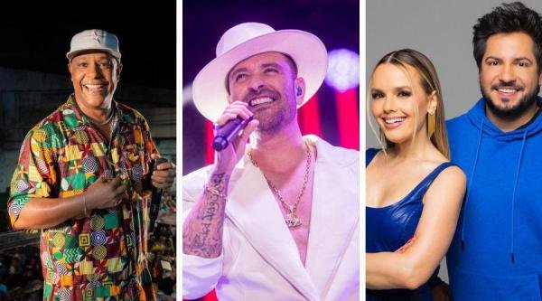 Shows de Psirico, Diogo Nogueira e Thaeme & Thiago na festa de Vila Velha