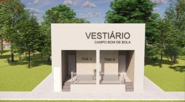 ​Inauguração do vestiário do Campo de Pontal das Garças será nesta terça-feira