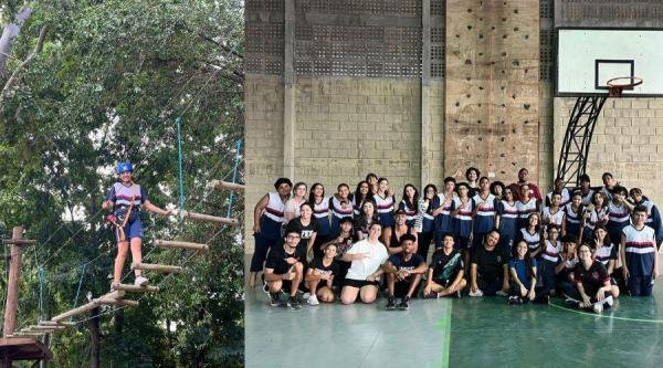 Estudantes vivenciam práticas de aventura no Parque da Ufes