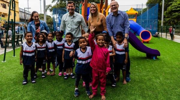 Prefeitura de Vila Velha, inaugura nova área de lazer no bairro São Torquato
