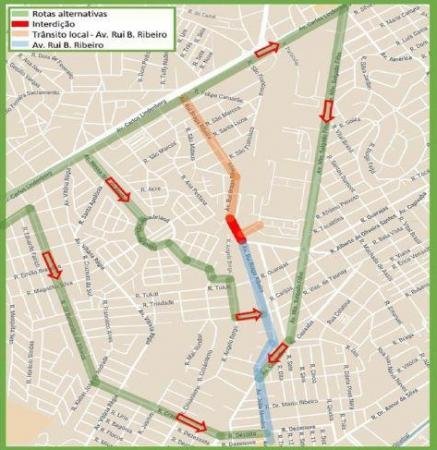 ​Avenida de Santa Inês terá interdição para obras de macrodrenagem