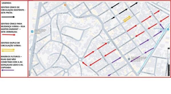 Mudanças no trânsito em Cristóvão Colombo entram em vigor nesta terça-feira