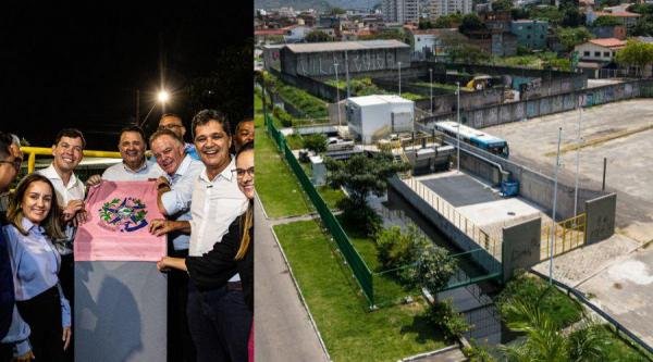 Prefeitura de Vila Velha e Governo do Estado inauguram a sétima estação de bombeamento